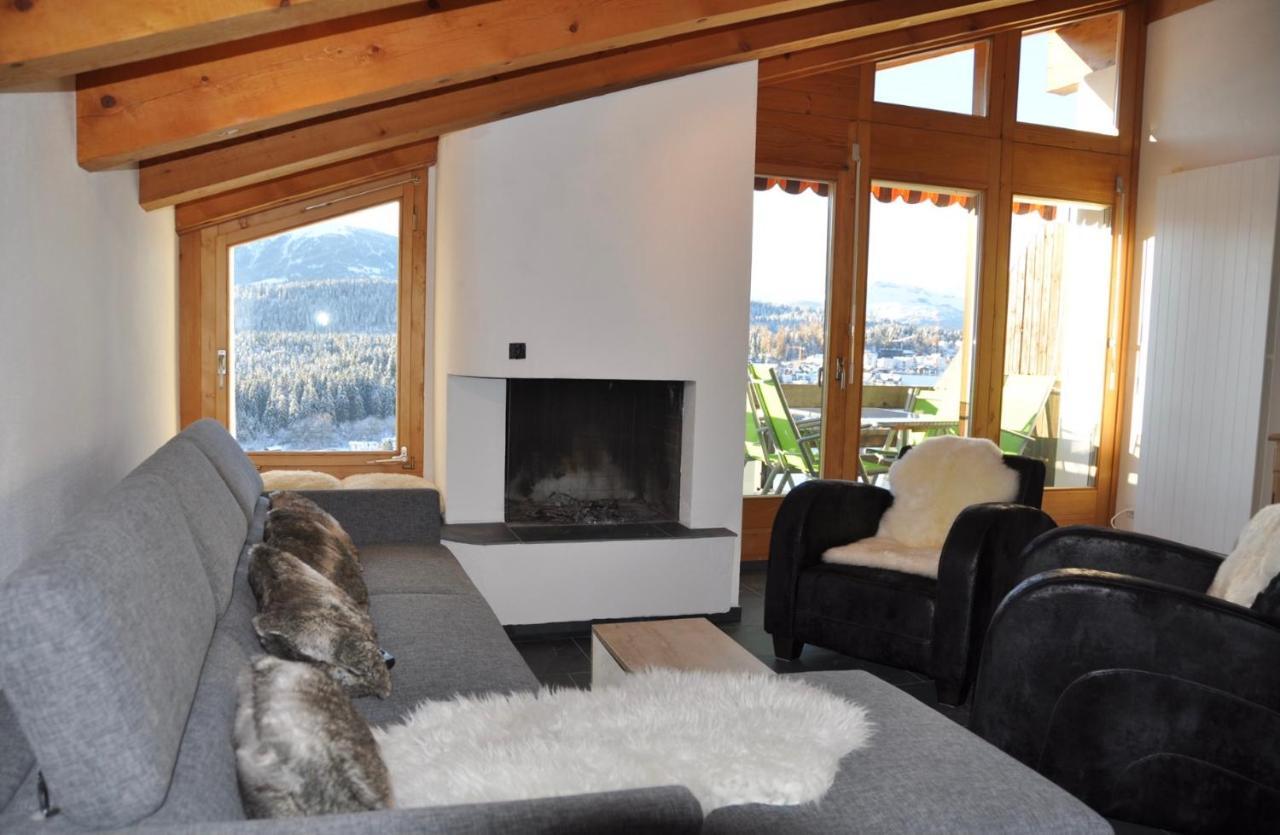 Crap Da Flem - 3.5 Zimmer Ferienwohnung Am Sonnenhang Von Flims Exterior photo