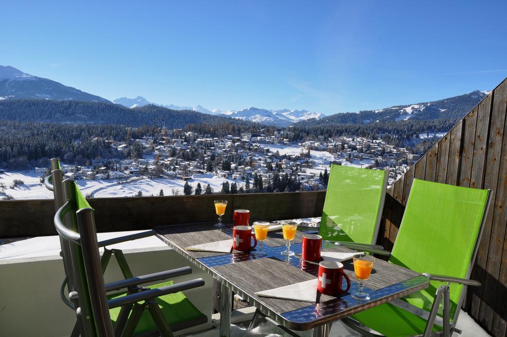Crap Da Flem - 3.5 Zimmer Ferienwohnung Am Sonnenhang Von Flims Exterior photo