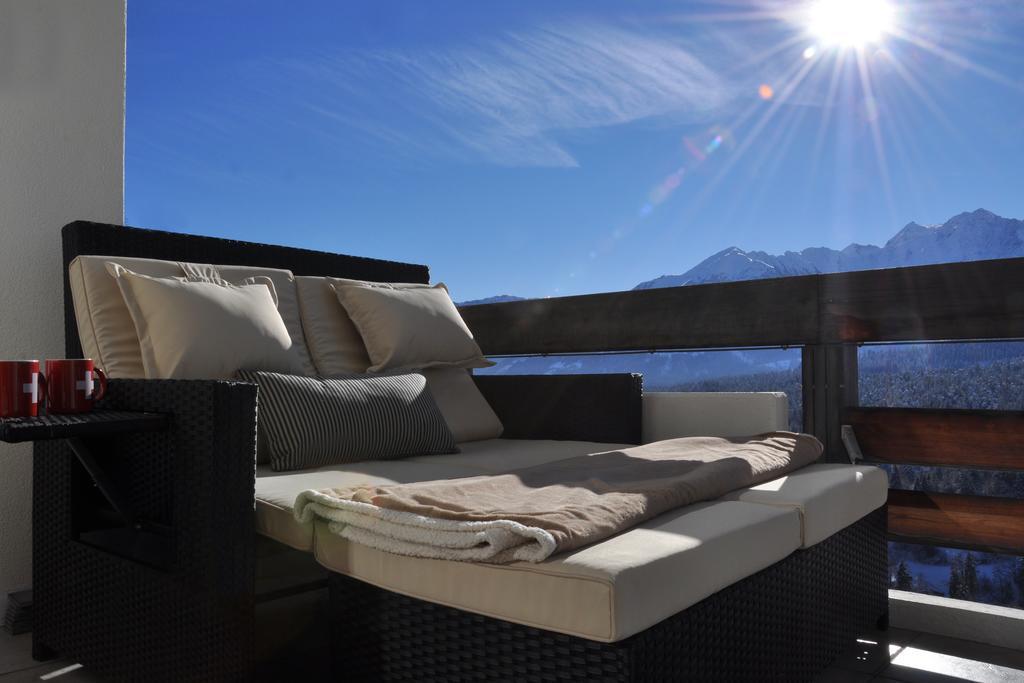 Crap Da Flem - 3.5 Zimmer Ferienwohnung Am Sonnenhang Von Flims Exterior photo